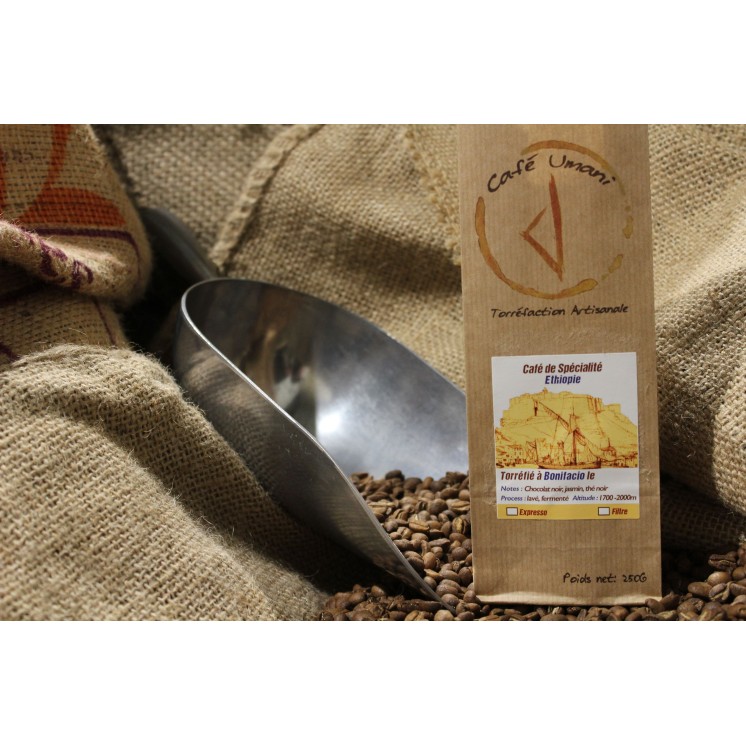 Café de spécialité d’Éthiopie - Yirgacheffe Lavé – 100 % Arabica | Café Umani